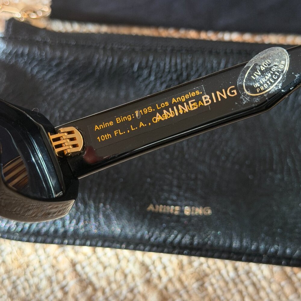 Anine Bing Napa Sunglasses_Black - Picture 7 of 12